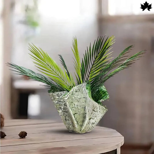 Artisan Folded Leaf -Large Decorative Planters | Fankaarlok