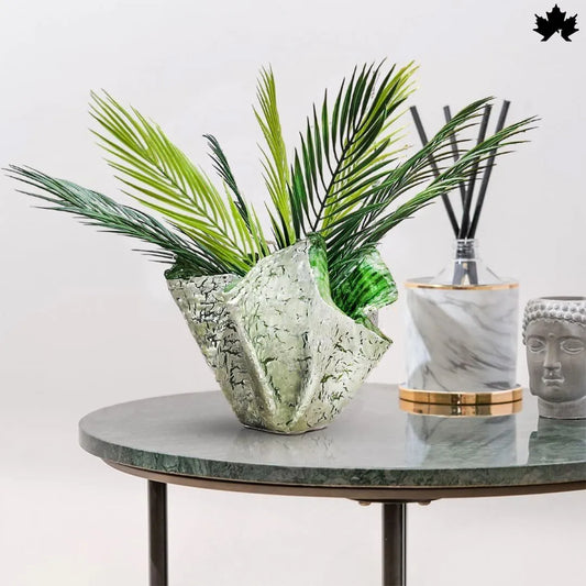Artisan Folded Leaf -Large Decorative Planters | Fankaarlok